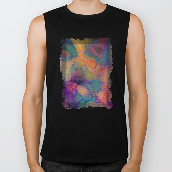 Colorful Veils Biker Tank