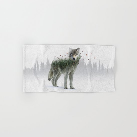 Wild I Shall Stay | Wolf Hand & Bath Towel
