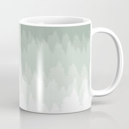 Green Ombré Forest Coffee Mug