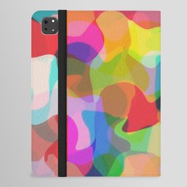 Modern Abstract Chroma Multicolor iPad Folio Case