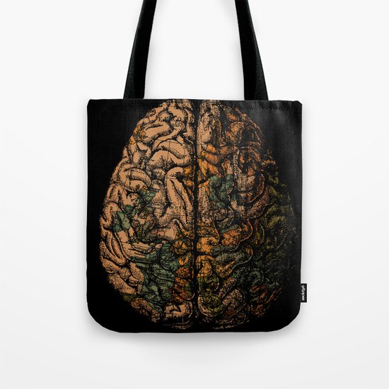 Always On My Mind - Brain Traveling Wanderlust Love Travel Tote Bag