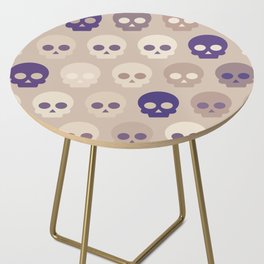 Colorful Cute Skull Pattern Side Table