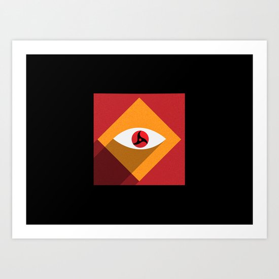 Sharingan Illusion Art Print