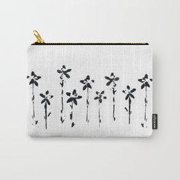 030/100: VENUS' LOOKING GLASS [100 Day Project 2020] Carry-All Pouch | Acrylic, Impressions, Plant, Floral, Abstractfloral, Painting, Botanical, Flowers, Crochetcetera, Abstract 