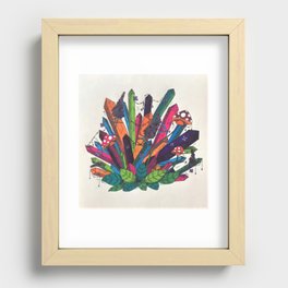 Crystal Garden Recessed Framed Print