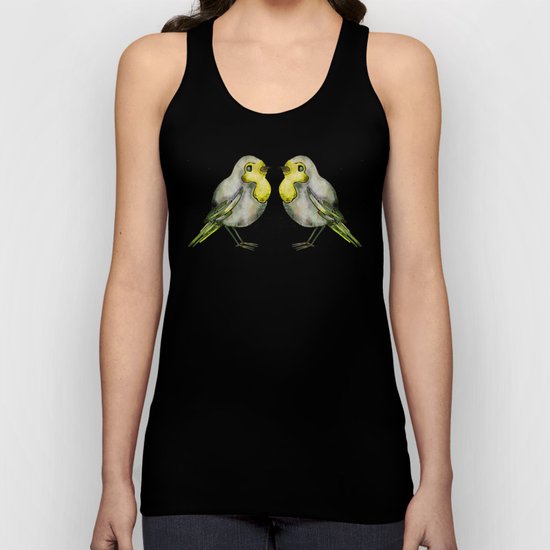 Little Yellow Birds Unisex Tank Top