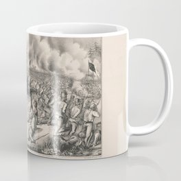 Genl. Meagher at the Battle of Fair Oaks Va., June 1st 1862, Vintage Print Coffee Mug | Battle, Army, Design, Print, Painting, Old, Military, Artwork, War, Antique 