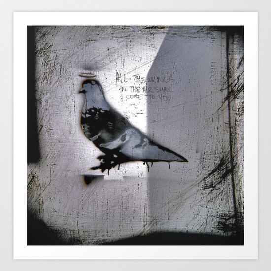 Rings, Wings, Halo's or Horns... Art Print
