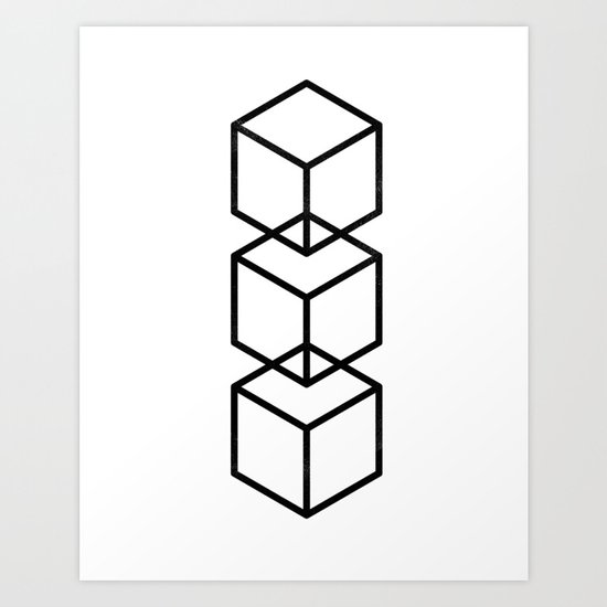 minimal & geometric no.3 Art Print