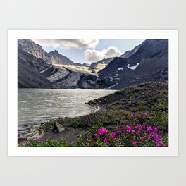Alaskan Glacier Art Print