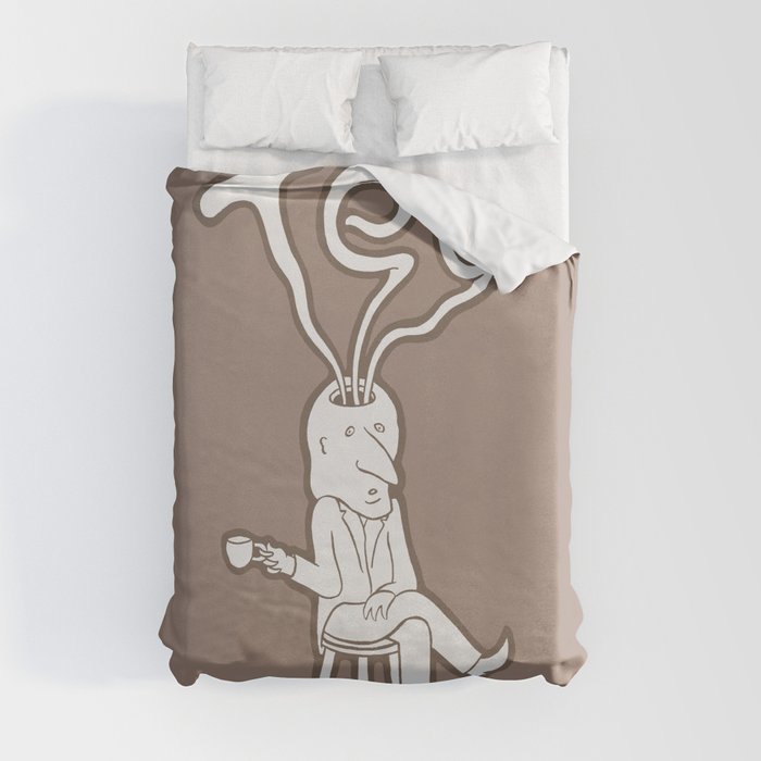 Tea Head Duvet Cover