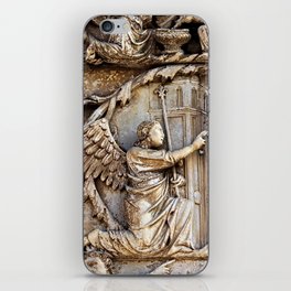 Orvieto Cathedral Facade Relief Annunciation Gothic Art iPhone Skin