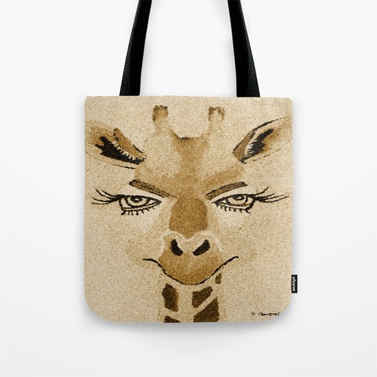 Funny Giraffe Tote Bag