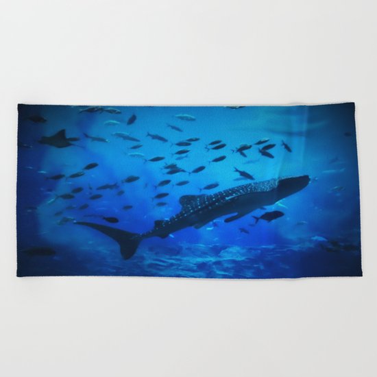 A Whale of a Teacher Beach Towel