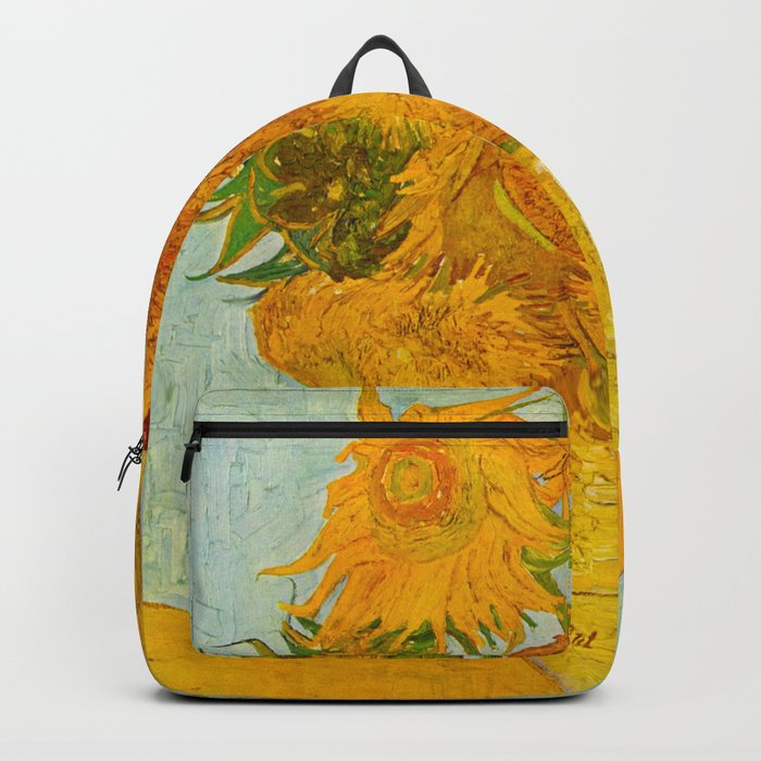 Sunflowers van gogh backpack
