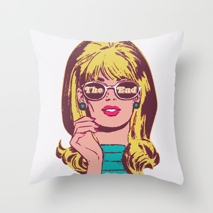 The End Throw Pillow