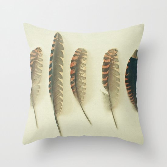 Feathers #2 Throw Pillow
