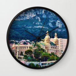 Monte Carlo Casino and Marina Wall Clock