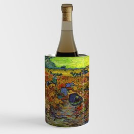 Vincent Van Gogh - The Red Vineyard ,1888 Wine Chiller