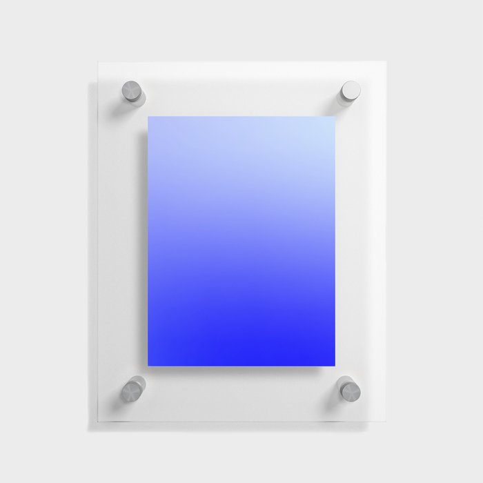 51 Blue Gradient 220506 Aura Ombre Valourine Digital Minimalist Art Floating Acrylic Print