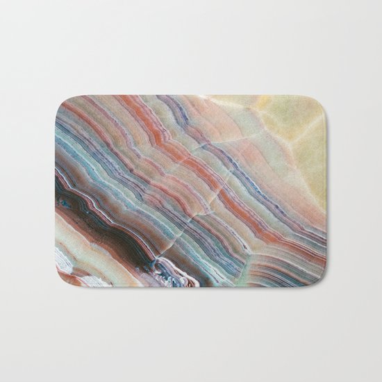 Pastel Onyx Marble Bath Mat