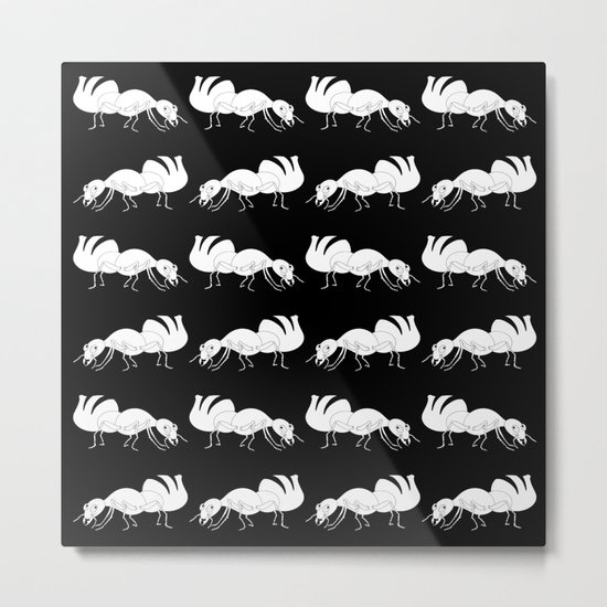 Ants Metal Print