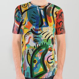  Pop Graffiti Abstract Tribal Art by Emmanuel Signorino All Over Graphic Tee