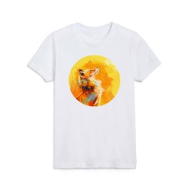 Blissful Light - Fox portrait Kids T Shirt