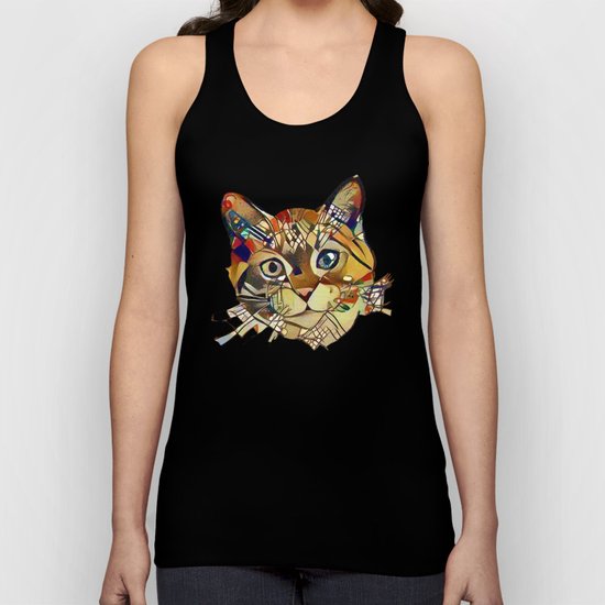 Cat Basil Unisex Tank Top