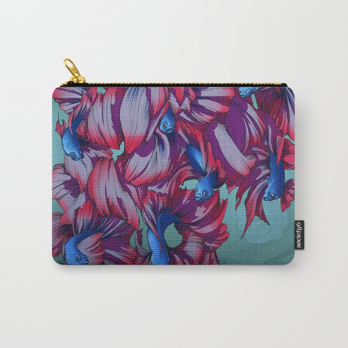 Betta Fishies Carry-All Pouch