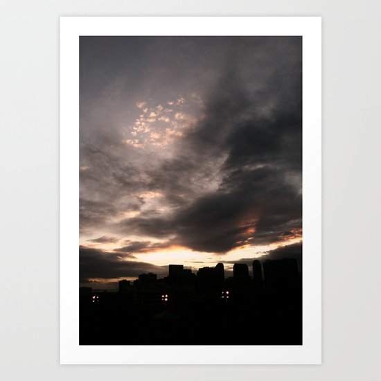 Sky Fire Art Print