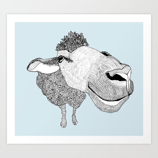 Sheepy Art Print