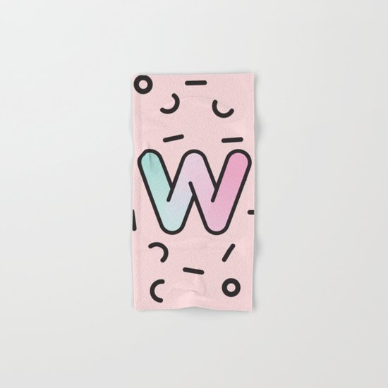 Wacky W Hand & Bath Towel