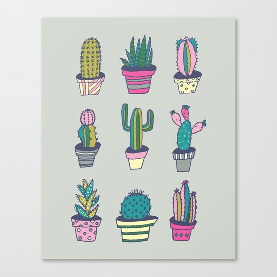 SUMMER CACTUS Canvas Print