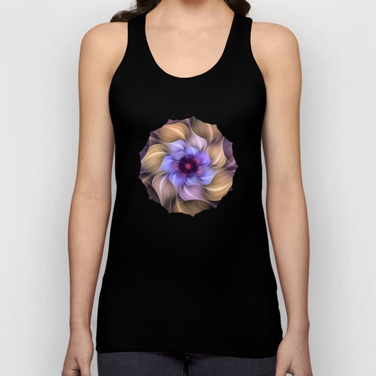 Colorful Magic Flower Unisex Tank Top