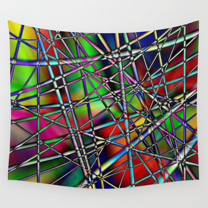 Colorful Abstract Wall Tapestry