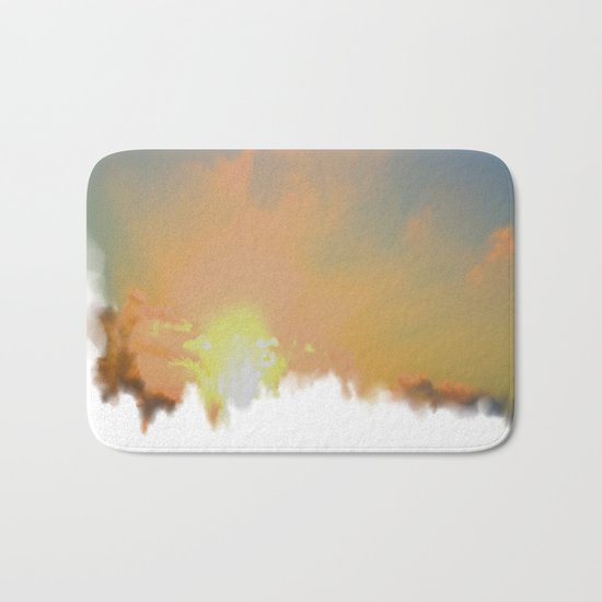 Sunset Lake Murray, La Mesa, California (Copyright) Bath Mat