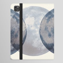 Blue Moon Phases iPad Folio Case