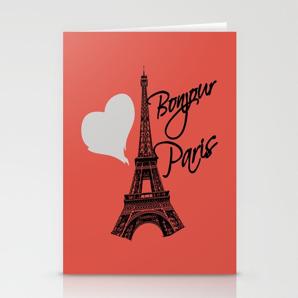 Paris Eiffel Tower Stationery Cards