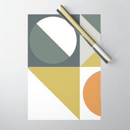 Mid Century Geometric 01 Wrapping Paper
