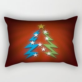 Christmas Tree Rectangular Pillow