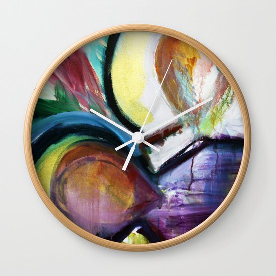 Off the Cross Icon Wall Clock