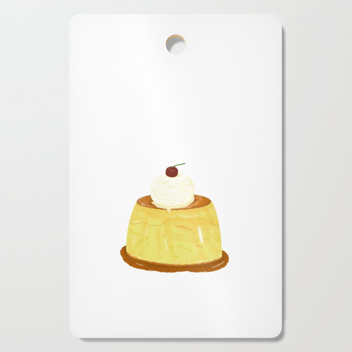 Egg Pudding drawing Cutting Board