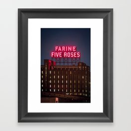 Farine Five Roses Framed Art Print