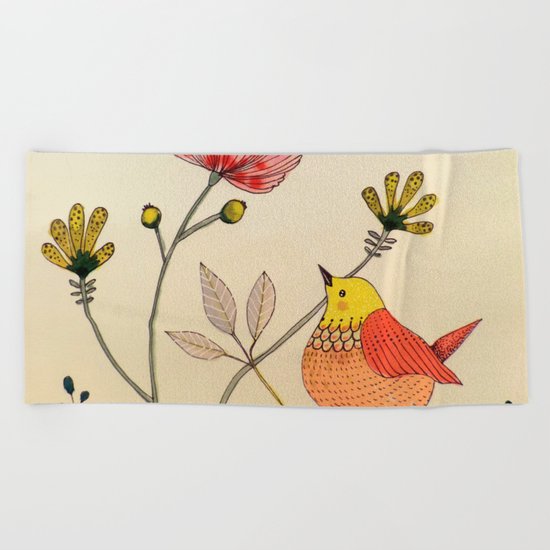 la belle vie Beach Towel