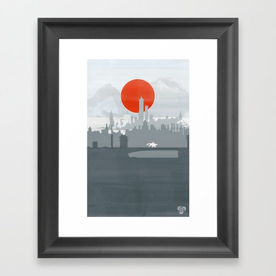 Avatar - Air Book Framed Art Print