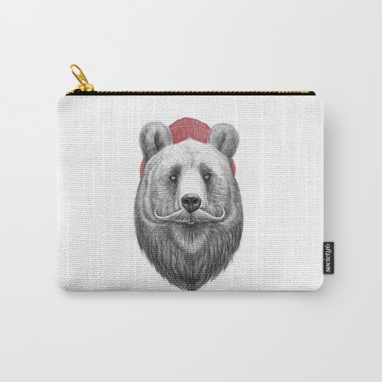 bearded bear Carry-All Pouch