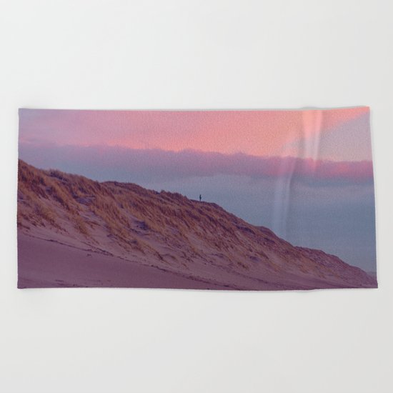 ENJOYING THE SILENCE Beach Towel