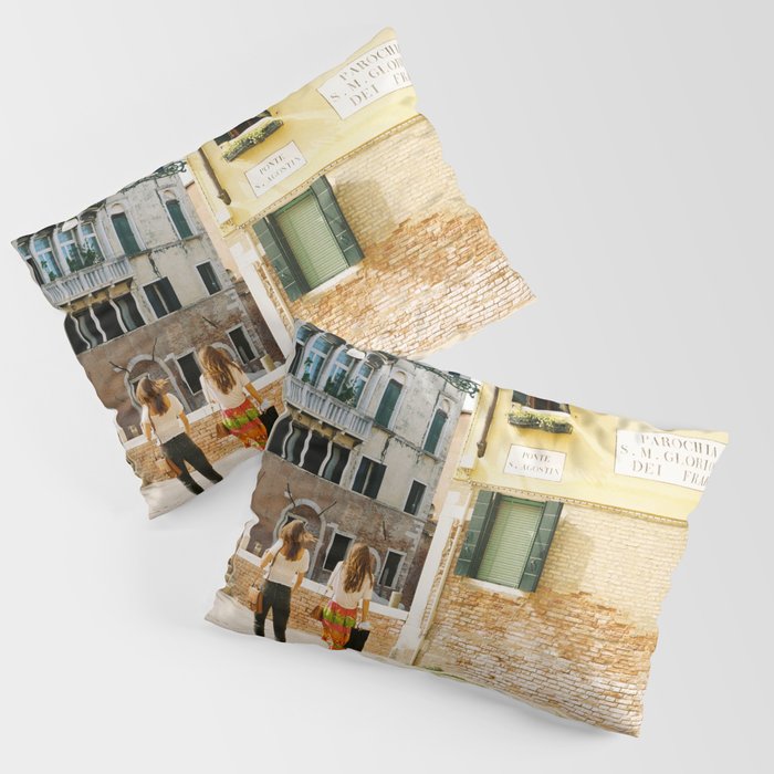 Venice on foot Pillow Sham