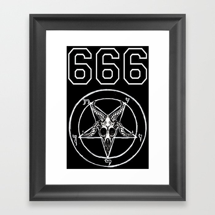 Baphomet 666 Framed Art Print